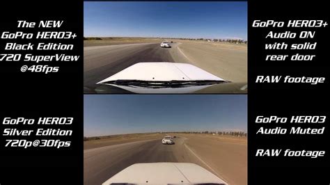 The white and silver editions, which are considered as the standard ones, and the black. The Brand NEW GoPro HERO3+ Black Edition vs. the GoPro ...