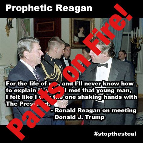 No Ronald Reagan Didnt Say Meeting Trump Felt Like “shaking Hands