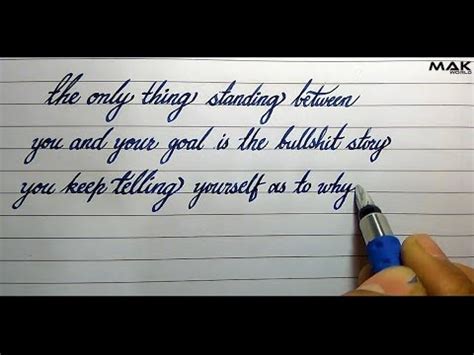 Beautiful English handwriting styles | English neat and ... Calligraphy fonts have many uses and are best paired with a simple body font for balanc e.
