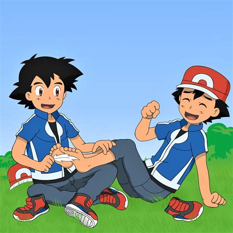 Ash Tickles More Of Himself By Cosmicring On Deviantart