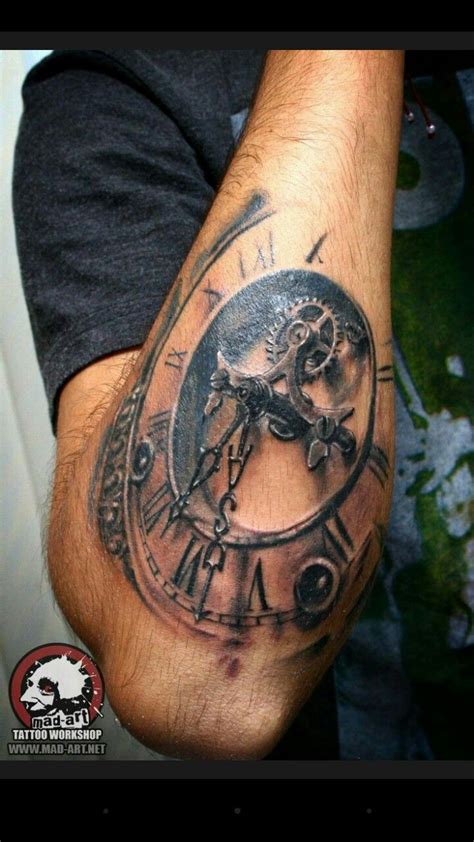 Tattoo uploaded by corey dodd clock tattoo design with. Marvel and DC symbols as roman numerals | Clock tattoo ...