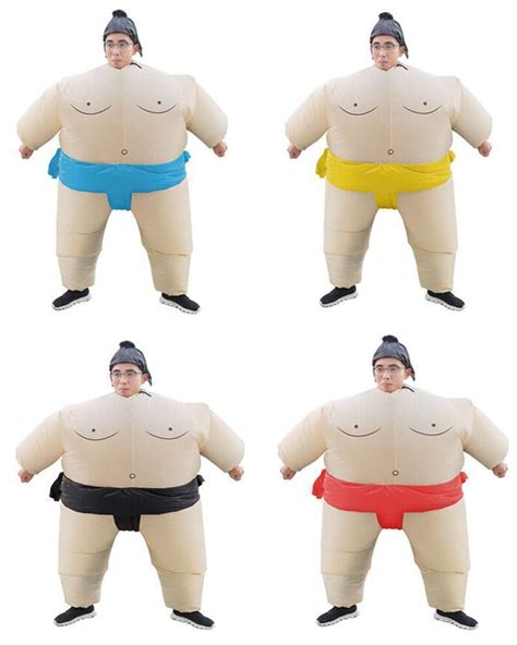 Adult Inflatable Wrestler Sumo Costume Blossom Costumes