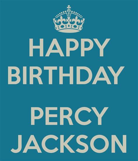 I Must Have All Blue Everything In Honor Of Percy ☺ Happy Birthday