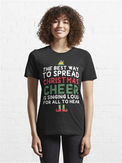 Christmas Cheer T Shirt For Sale By Tsfdesign Redbubble Merry