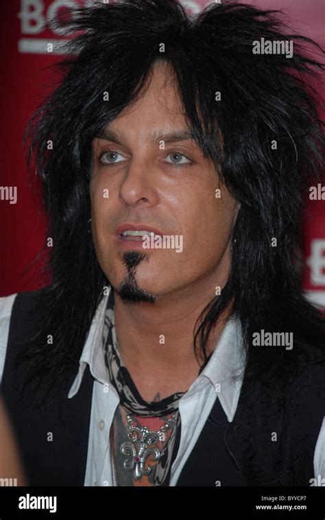 Nikki Sixx Bassist And Songwriter For Rock Band Motley Crue Signs