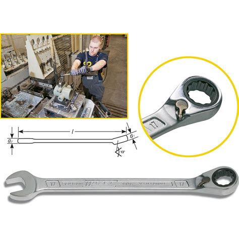 Hazet Ratcheting Combination Wrench