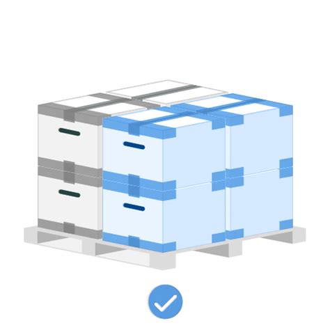 Stackable pallets and parcels