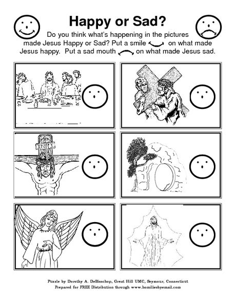 Bible Activities The Easter Story Lesson Plan For 2nd
