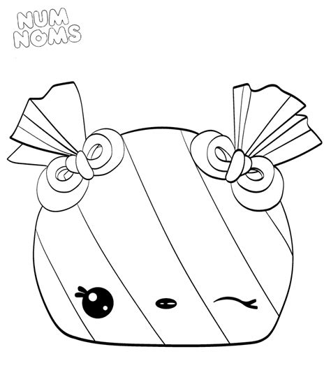 Num Nums Free Coloring Pages