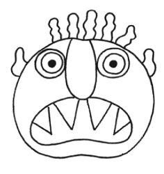 Anonymous sketch #2023 for variety our own good friends fully understand states; Va-t-en Grand Monstre Vert! - chez Camille | Coloriage ...