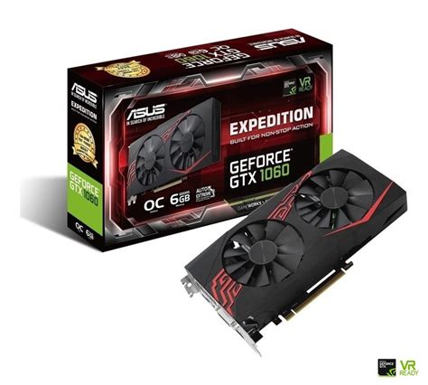 1809 mhz boost clock in oc mode for outstanding performance and gaming experience. Asus GeForce GTX 1060 Expedition OC EX-GTX1060-O6G 6GB ...