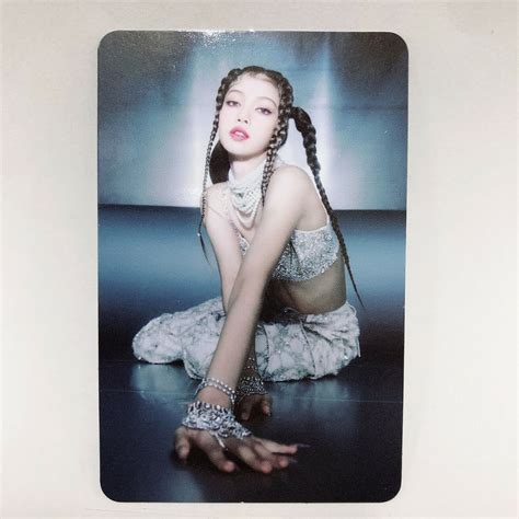 Blackpink Lisa Official 1st Single Album Lalisa Black Ver Photocard 3