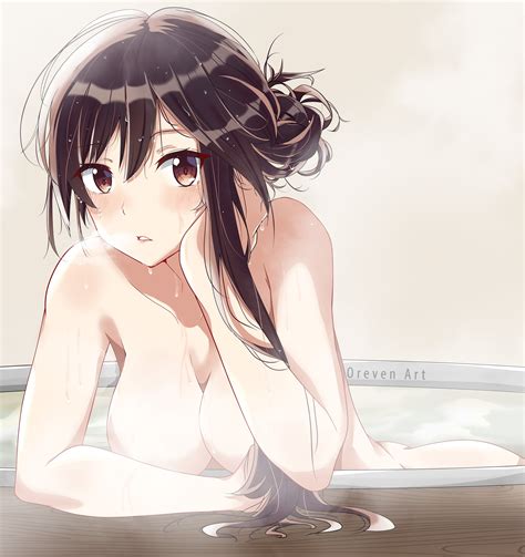 Mizuhara Chizuru Kanojo Okarishimasu Absurdres Highres 1girl Ass Back Bathing Blush