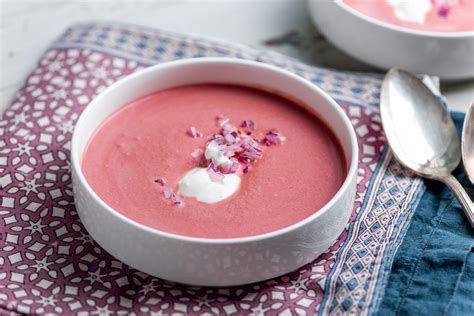 Creamy Roasted Beet Soup Recipe Vegetarian Friendly The Mom