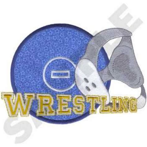 Wrestling Applique Machine Embroidery Design Embroidery Library At