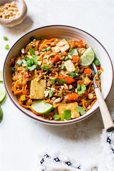 Maybe you would like to learn more about one of these? Easy TOFU PAD THAI made with crispy baked tofu, rice ...
