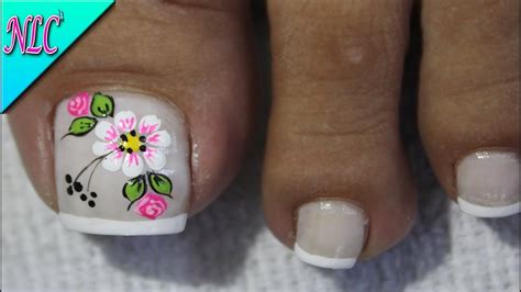 Hola aca enontraran uñas decoradas muy bonitas si quieren saber maas informacion. DISEÑO DE UÑAS PARA PIES FLORES Y ROSAS SENCILLAS - FLOWERS NAIL ART - NLC - YouTube