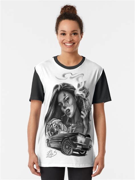 Chicano Style T Shirt For Sale By Maksim55 Redbubble новинки