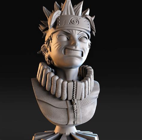 Naruto Bust 3d Printing Stl Files 3d Print Maker Club