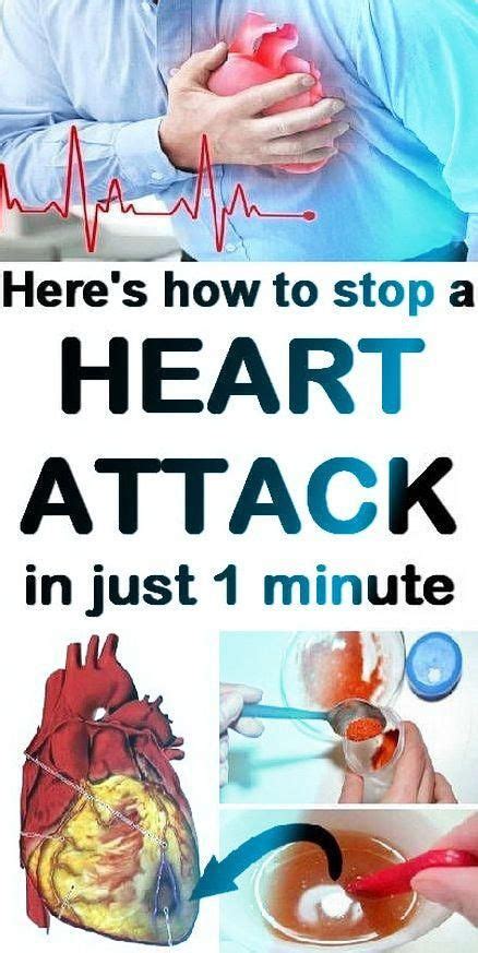 How To Stop A Heart Attack In 1 Minute In 2020 Heart Attack Health