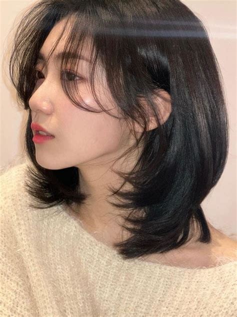 45 trendy korean shoulder length hairstyles and haircuts to inspire you in 2023 shoulder