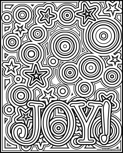 Dont Eat The Paste Joy Coloring Page Coloring Library