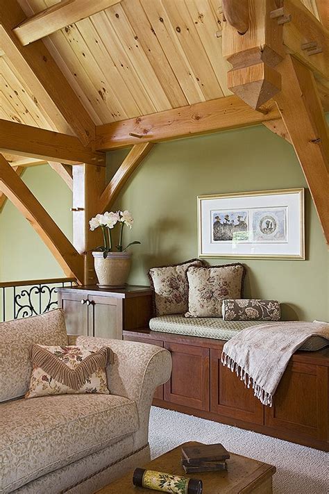 Choosing the right paint colors and fabrics, however, can bring out the best qualities of the wood. Pin by Woodhouse Timber Frame on Inspiring Timber Frame ...