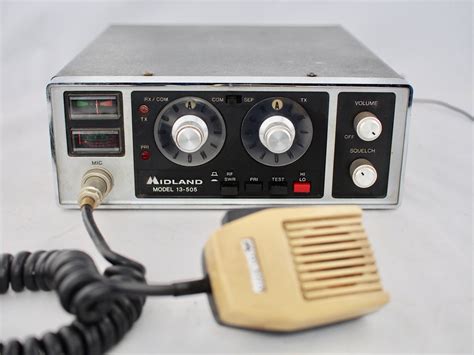 Vintage Midland Cb Radio Model 13 505 With Mic By Mysistersnook