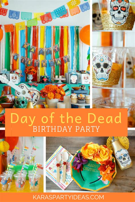 Coco Day Of The Dead Birthday Party Karas Party Ideas Day Of The
