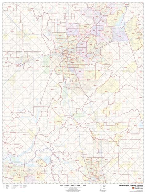 Sacramento Zip Code Map California Sacramento County Zip Codes