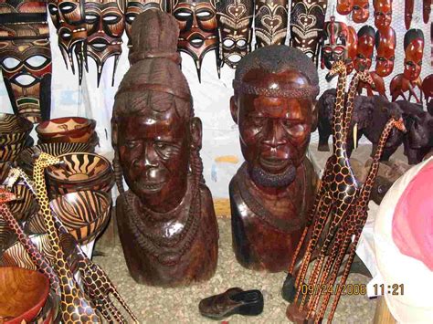 Wood Work African Paintings African Crafts Art