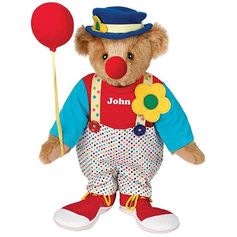 Heartless evil clown teddy bear. 15" Clown Bear