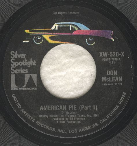 Follow Up Don Mclean ” Bye Bye Miss American Pie” Prophecy