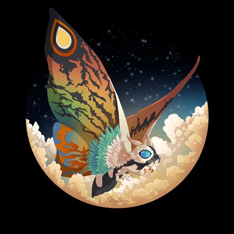 Mothra by Mythka on @DeviantArt | Godzilla wallpaper, Godzilla, Kaiju
