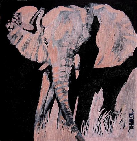 Charged Male Elephant Painting By Khairzul Mg Fine Art America