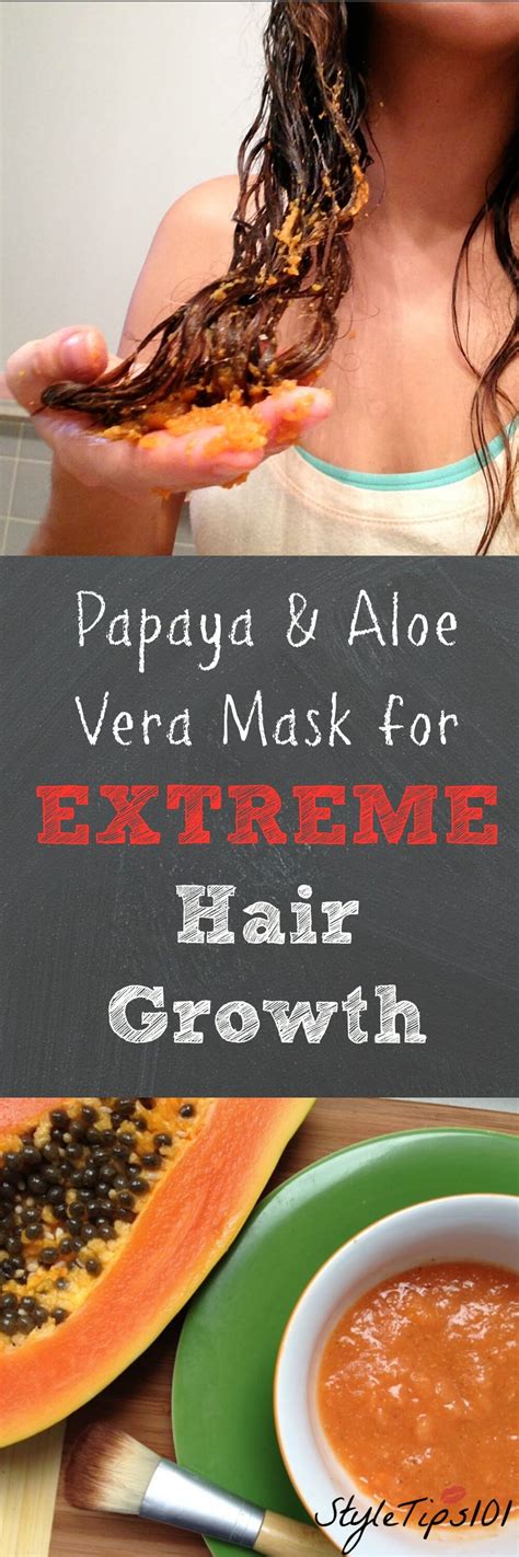 Make sure it uses as many natural. Papaya and Aloe Vera Hair Growth Mask