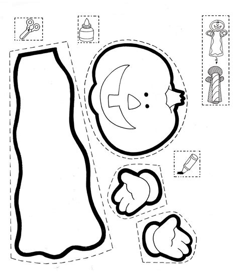 Cut And Paste Coloring Pages At Free Printable