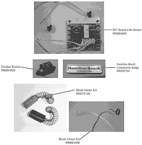 Hamilton Beach Brewstation Parts Diagram Wiring Diagram Pictures