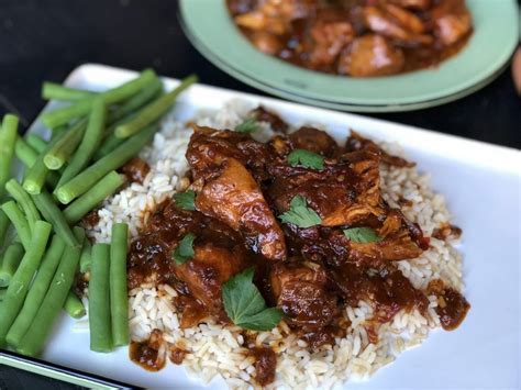 Recept Surinaamse kip stoofpot met rijst en boontjes Low Carb