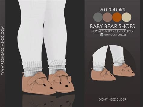 Baby Bear Shoes Sims 4 Cc Kids Clothing Sims 4 Children Sims 4 Toddler
