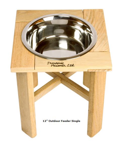 Outdoor Single Dog Feeder Legacy Model By Dynamic Accents Lowest Prices