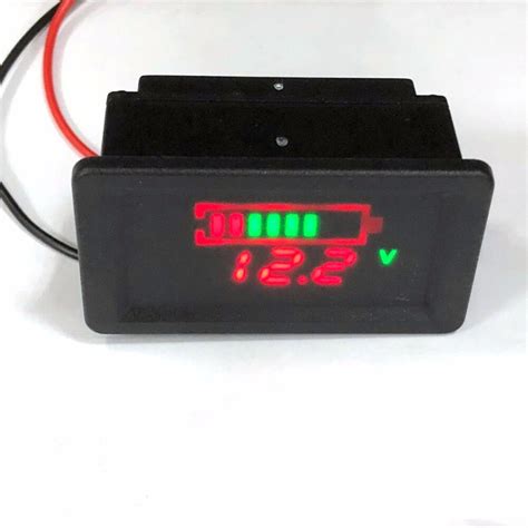 Waterproof 12V Lead Acid Battery Status Capacity LED Display Indicator