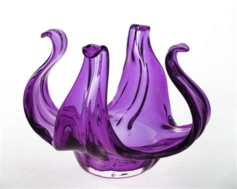 Purple Glass Chalet Bowl Purple Glass Purple Purple Hues