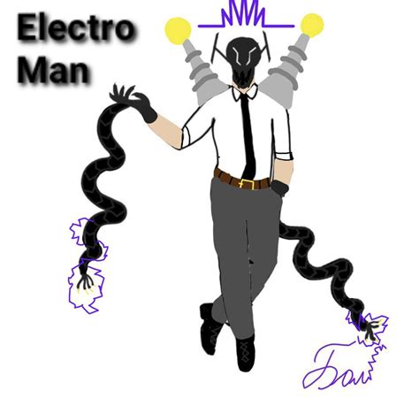 I Was Bored So I Made This Electro Man What Do You Thinkplease Dont Judge Too Hard Rcsmanime
