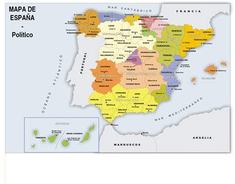Arrastrarse Pub Arábica Dibujo Mapa Politico De España Nueve