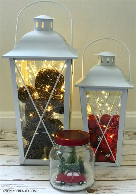 Attractive Diy Christmas Lantern Decorations Blushery