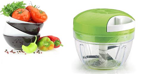 Buy Nexstep Handy Mini Chopper With 2 Blades And Pull Handle Fruit