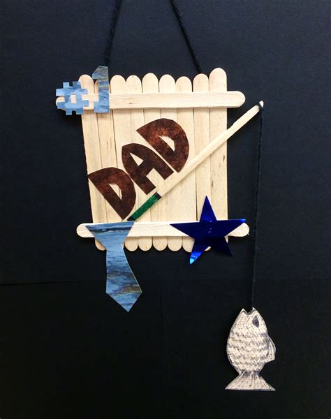 Fathers Day Popsicle Stick Craft Popsiclestickcrafts Fatherdaycraft