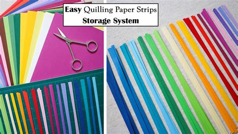 Easy Paper Strips Storage System How To Organize And Store Paper