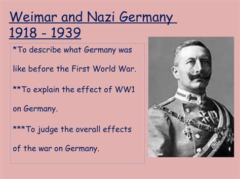 Impact Of Ww1 On Germany Teaching Resources